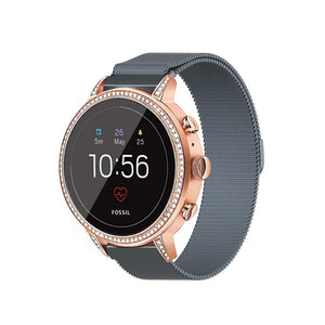 Fossil Gen 4 Venture (HR) Milanese Strap (Grey)