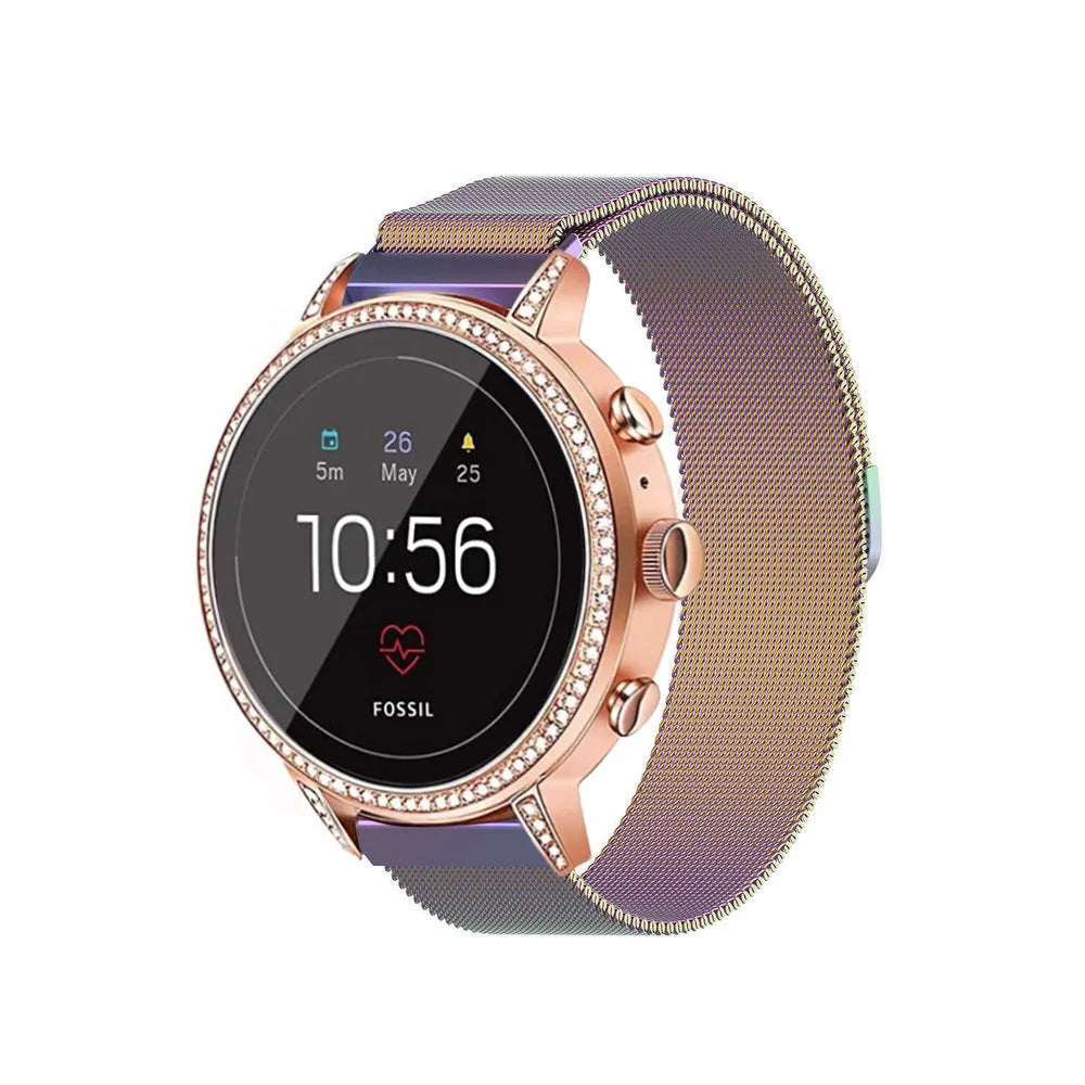 Fossil Gen 4 Venture (HR) Milanese band (regenboog)