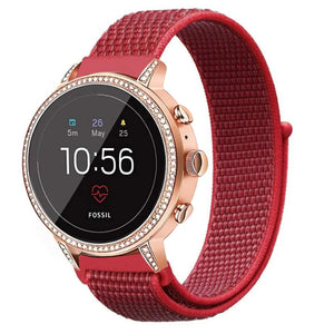 Fossil Gen 4 Venture (HR) nylon band (rood)