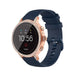 Fossil Gen 4 Venture (HR) siliconen bandje (donkerblauw)