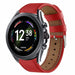 Fossil Gen 6 44mm leren bandje (rood)