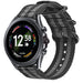 Fossil Gen 6 - 44mm nylon gesp band (zwart/grijs)