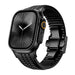 Apple Watch Ultra premium siliconen band (zwart)