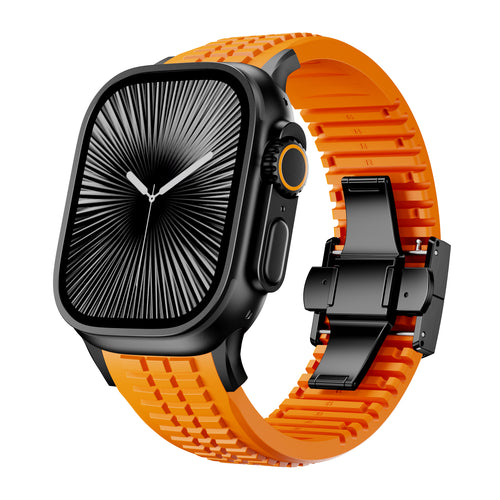 Apple Watch Ultra Premium Silicone Strap (Orange)