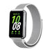 Samsung Galaxy Fit 3 nylon bandje (wit-grijs)