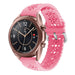 Samsung Galaxy Watch 3 41mm siliconen bandje met patroon (knalroze)