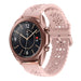 Samsung Galaxy Watch 3 41mm siliconen bandje met patroon (roze)