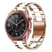 Samsung Galaxy Watch 3 41mm stalen band (roségoud/wit)