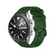 Samsung Galaxy Watch 3 45mm luxe siliconen bandje (legergroen)