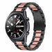 Samsung Galaxy Watch 3 45mm stalen band (zwart/roze)