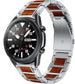 Samsung Galaxy Watch 3 45mm Wood/Steel Strap (Silver)