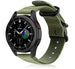 Samsung Galaxy Watch 4 Classic 46mm nylon gesp band (groen)
