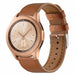 Samsung Galaxy Watch 42mm leren bandje (strak bruin)