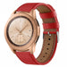Samsung Galaxy Watch 42mm leren bandje (rood)
