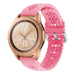 Samsung Galaxy Watch 42mm siliconen bandje met patroon (knalroze)