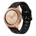 Samsung Galaxy Watch 42mm Silicone Strap Patterned (Black)
