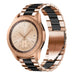 Samsung Galaxy Watch 42mm stalen band (roségoud/zwart)