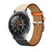 Samsung Galaxy Watch 46mm Leather Strap (White/Dark Blue)