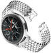 Samsung Galaxy Watch 46mm stalen vis band (zilver)