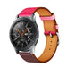 Samsung Galaxy Watch leren band 45mm / 46mm (knalroze/roodbruin)
