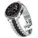 Samsung Galaxy Watch 46mm Jubilee stalen band (zilver/zwart)