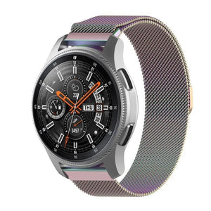 Milanese Strap, on a watch, 3/4 front view