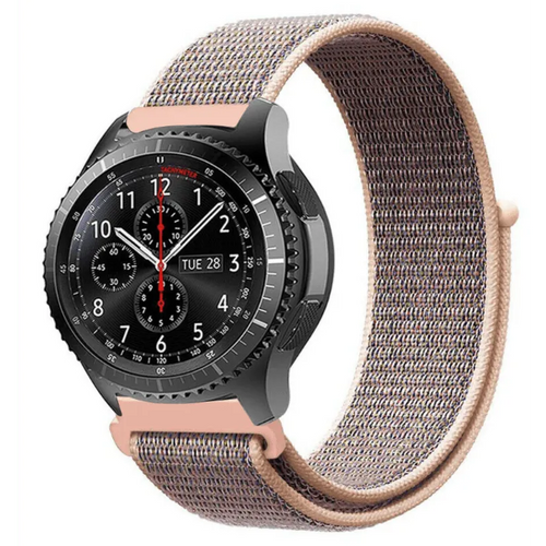 Nylon Strap, on a watch, 3/4 front view