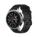 Samsung Galaxy Watch 46mm Premium Silicone Strap (Black)