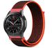 Samsung Galaxy Watch 46mm Nylon Strap (Black/Orange)