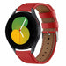 Samsung Galaxy Watch 5 40mm Leather Strap (Red)