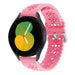 Samsung Galaxy Watch 5 40mm siliconen bandje met patroon (knalroze)