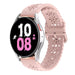 Samsung Galaxy Watch 5 44mm siliconen bandje met patroon (roze)