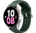 Samsung Galaxy Watch 5 - 44mm siliconen bandje met gaatjes (legergroen)