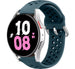 Samsung Galaxy Watch 5 - 44mm siliconen bandje met gaatjes (rock green)