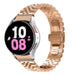 Samsung Galaxy Watch 5 - 44mm Jubilee stalen band (rosé goud)
