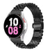 Samsung Galaxy Watch 5 - 44mm Jubilee stalen band (zwart)