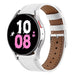 Samsung Galaxy Watch 5 44mm Leather Strap (White)