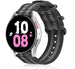 Samsung Galaxy Watch 5 - 44mm nylon gesp band (zwart/grijs)