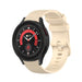 Samsung Galaxy Watch 5 Pro luxe siliconen bandje (beige)