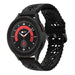 Samsung Galaxy Watch 5 Pro siliconen bandje met patroon (zwart)