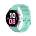 Samsung Galaxy Watch 5 - 44mm luxe siliconen bandje (aqua)