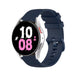 Samsung Galaxy Watch 5 - 44mm luxe siliconen bandje (donkerblauw)