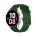 Samsung Galaxy Watch 5 - 44mm luxe siliconen bandje (legergroen)