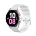 Samsung Galaxy Watch 5 - 44mm luxe siliconen bandje (wit)