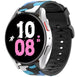 Samsung Galaxy Watch 5 - 44mm camouflage band (blauw)
