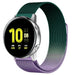 Samsung Galaxy Watch Active Milanese Strap (Purple/Green)
