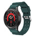 Samsung Galaxy Watch 4 Classic 42mm Silicone Armor Strap (Dark Green)