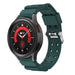 Samsung Galaxy Watch 4 Classic 46mm Silicone Armor Strap (Dark Green)