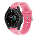Samsung Galaxy Watch 4 Classic 46mm siliconen bandje met patroon (knalroze)