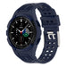 Samsung Galaxy Watch 4 Classic 46mm siliconen bandje met frame (donkerblauw)